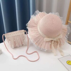 Party wear hat & pouch set