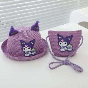 Mini cat shape pouch and cap