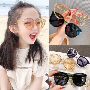 Girls multiple color sunglasses set
